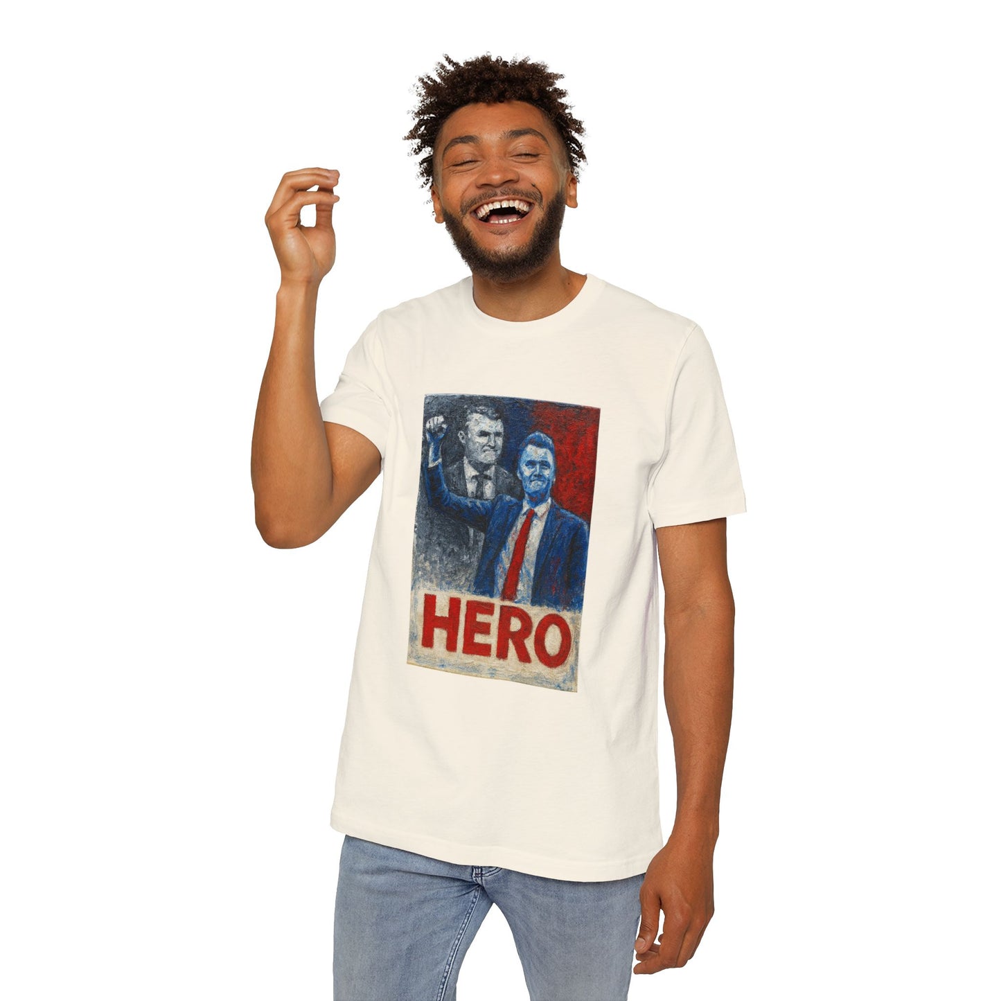 Made In USA HERO Font Unisex T-Shirt