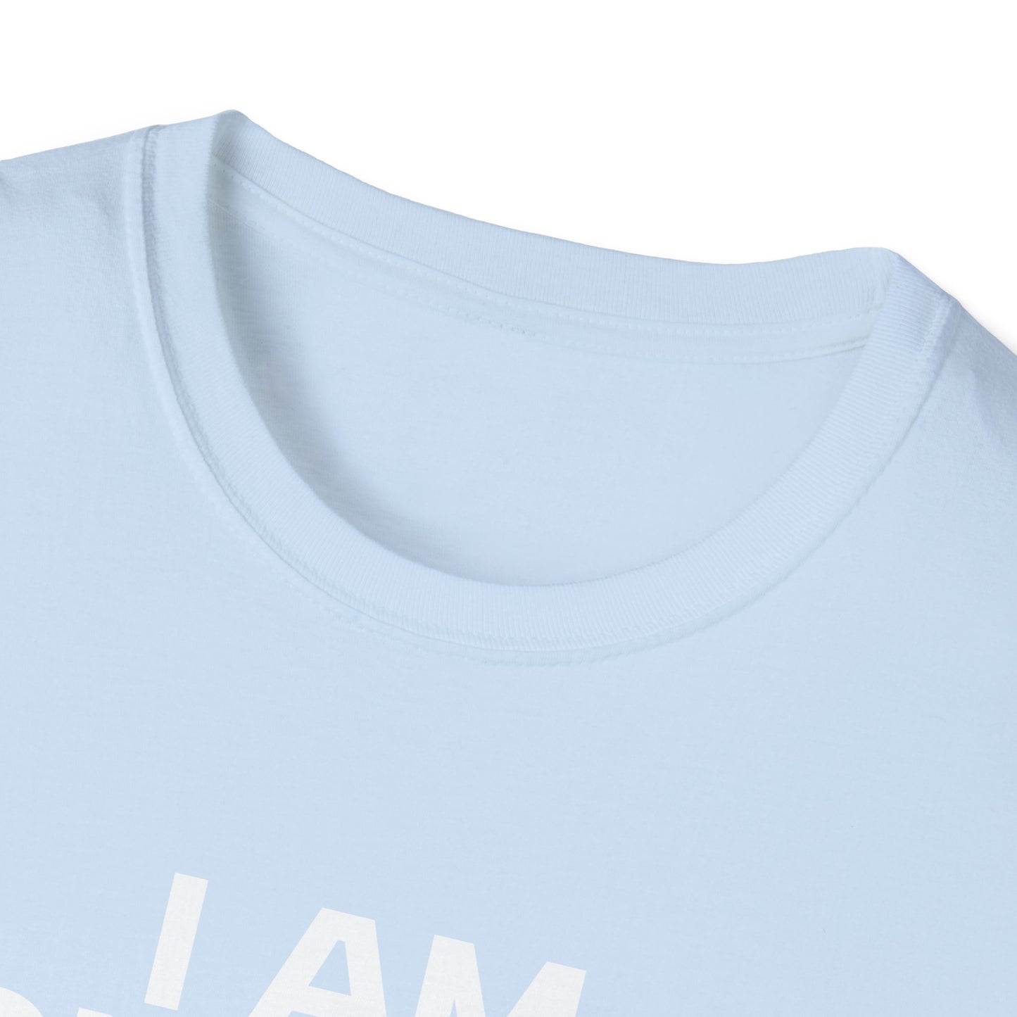 I AM CHARLIE White Font Unisex Softstyle T-Shirt