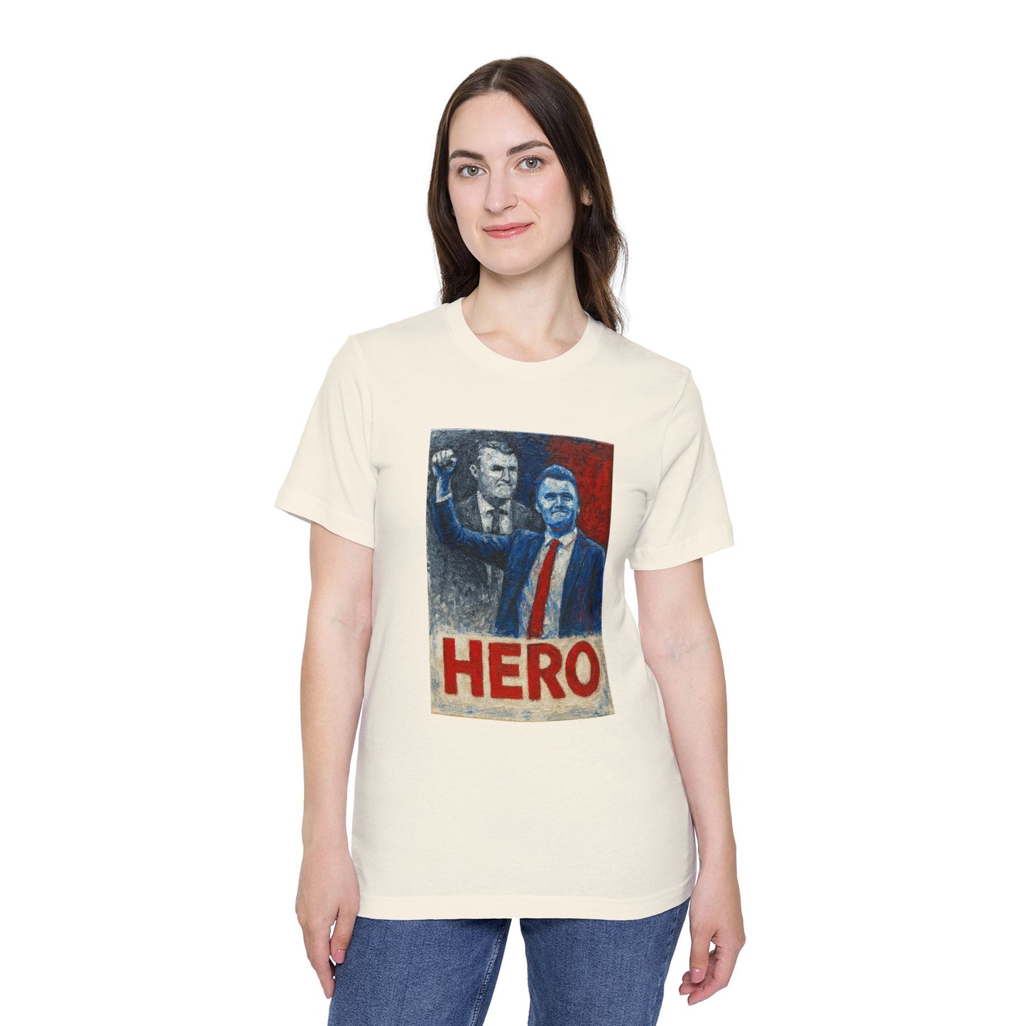 Made In USA HERO Font Unisex T-Shirt