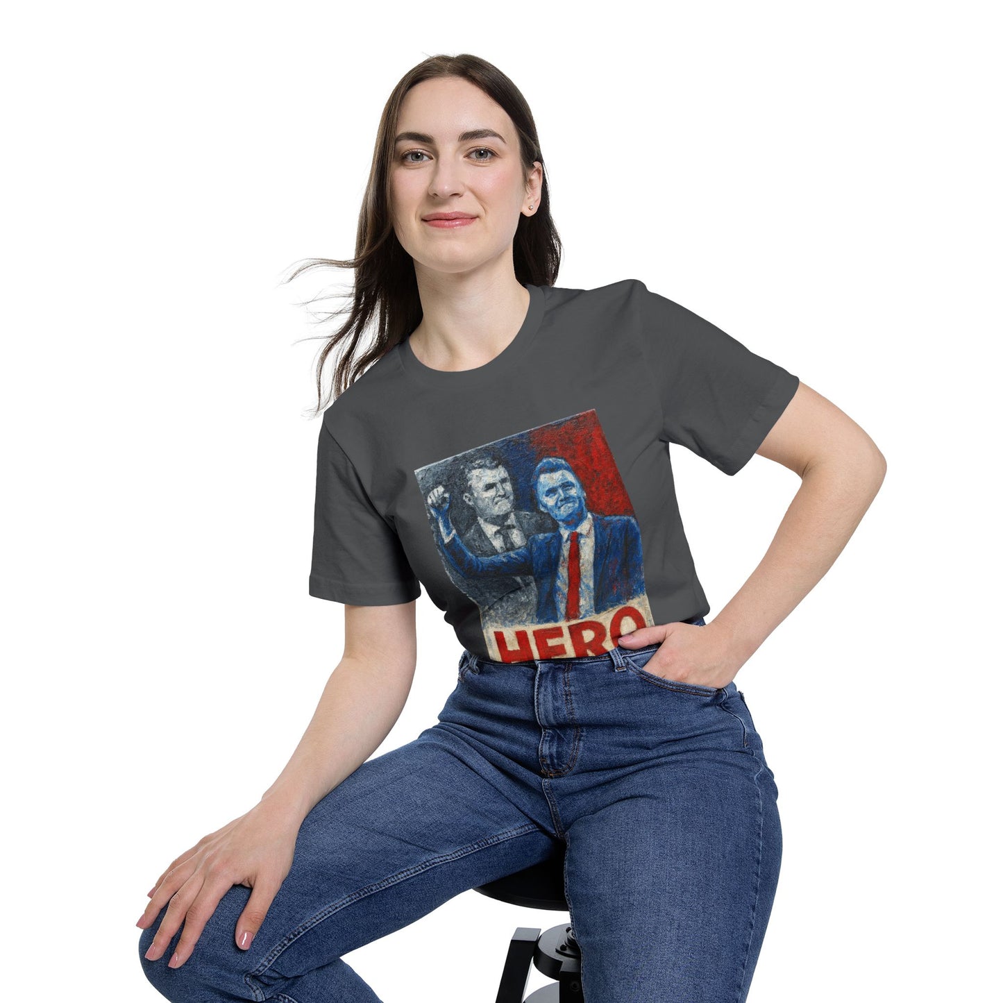 Made In USA HERO Font Unisex T-Shirt