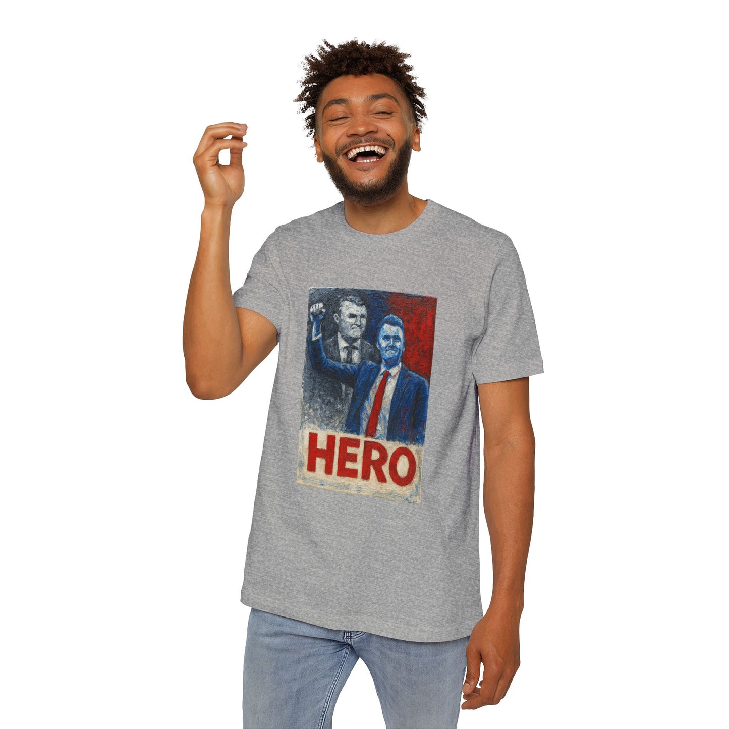 Made In USA HERO Font Unisex T-Shirt