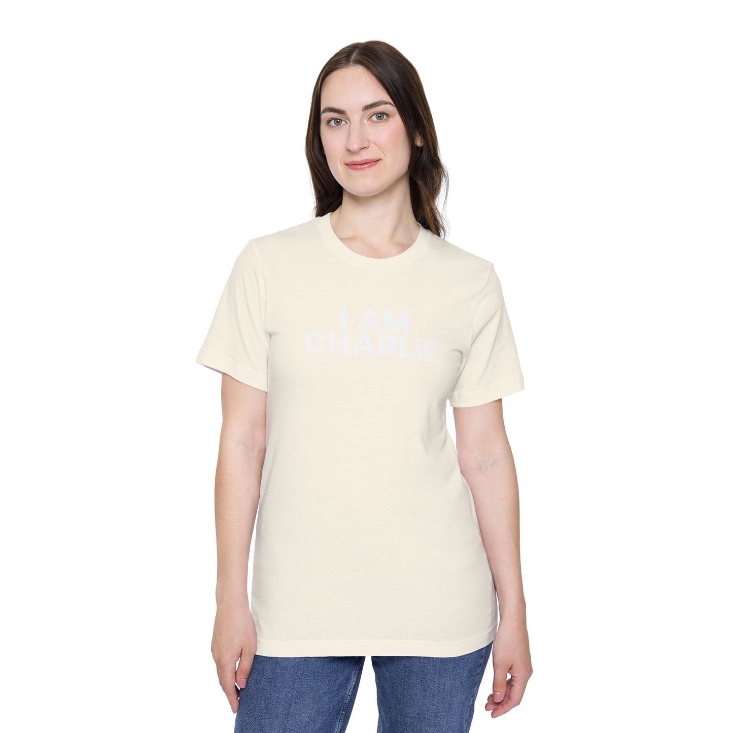 Made In USA I AM CHARLIE White Font Unisex T-Shirt