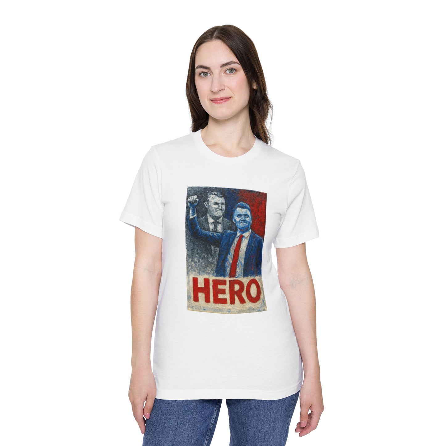 Made In USA HERO Font Unisex T-Shirt