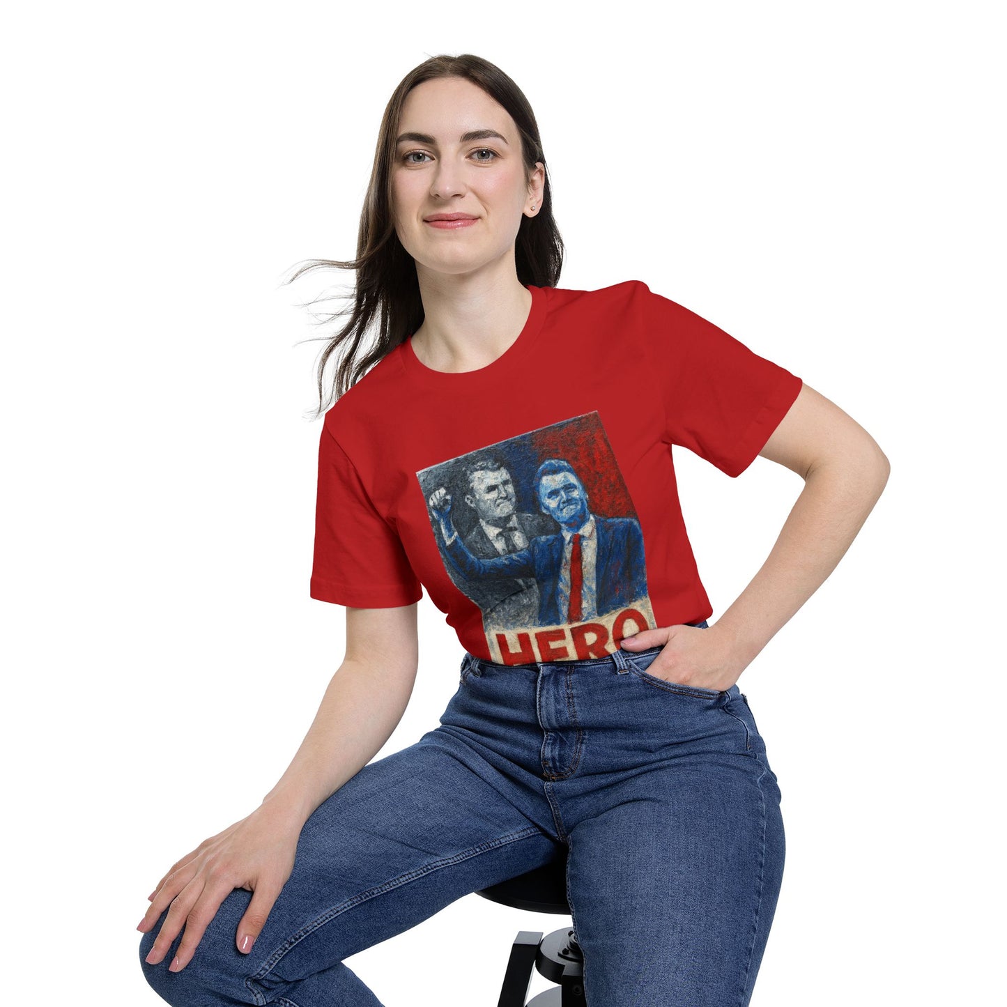 Made In USA HERO Font Unisex T-Shirt