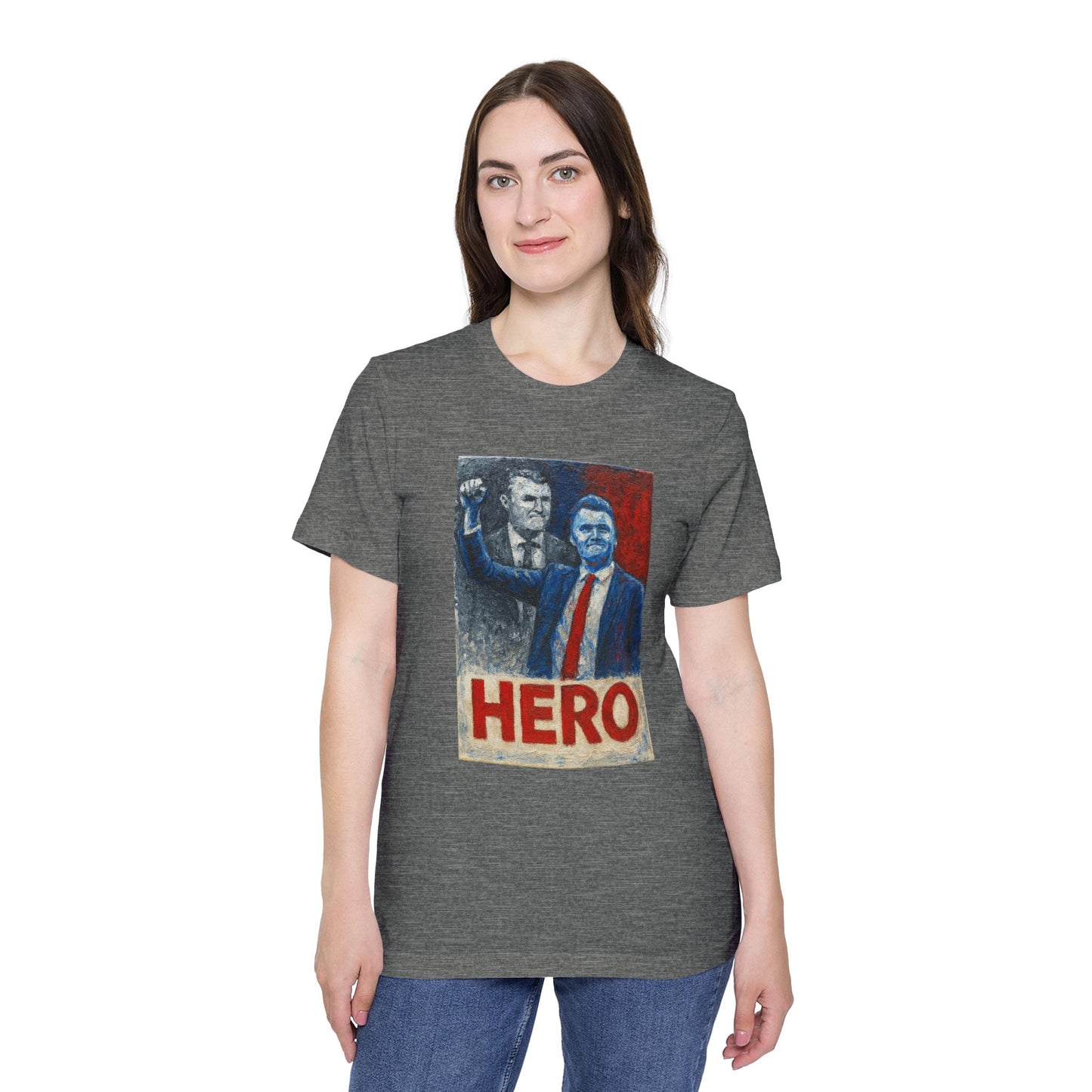 Made In USA HERO Font Unisex T-Shirt