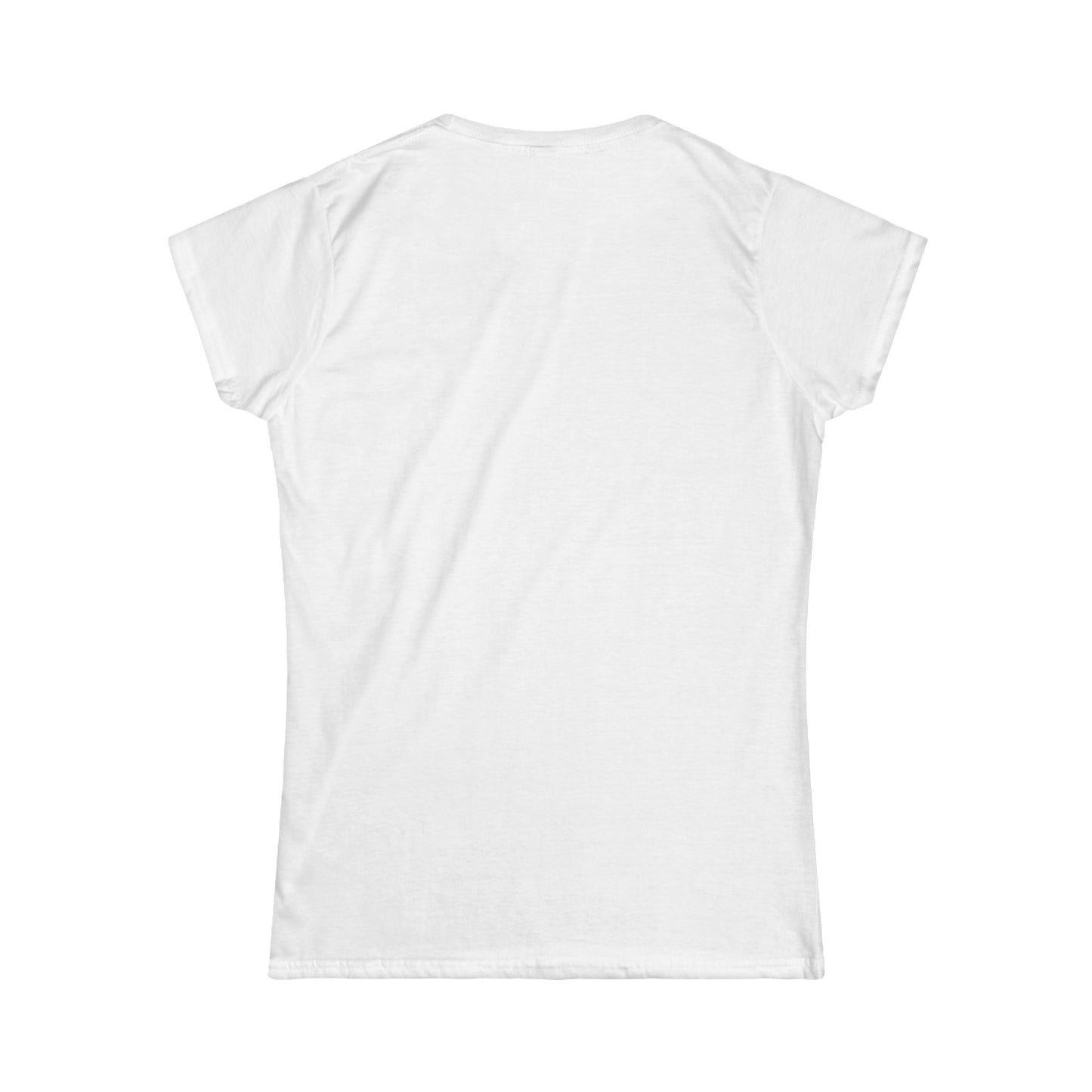 I AM CHARLIE White w/ Red & Blue Women's Softstyle Tee