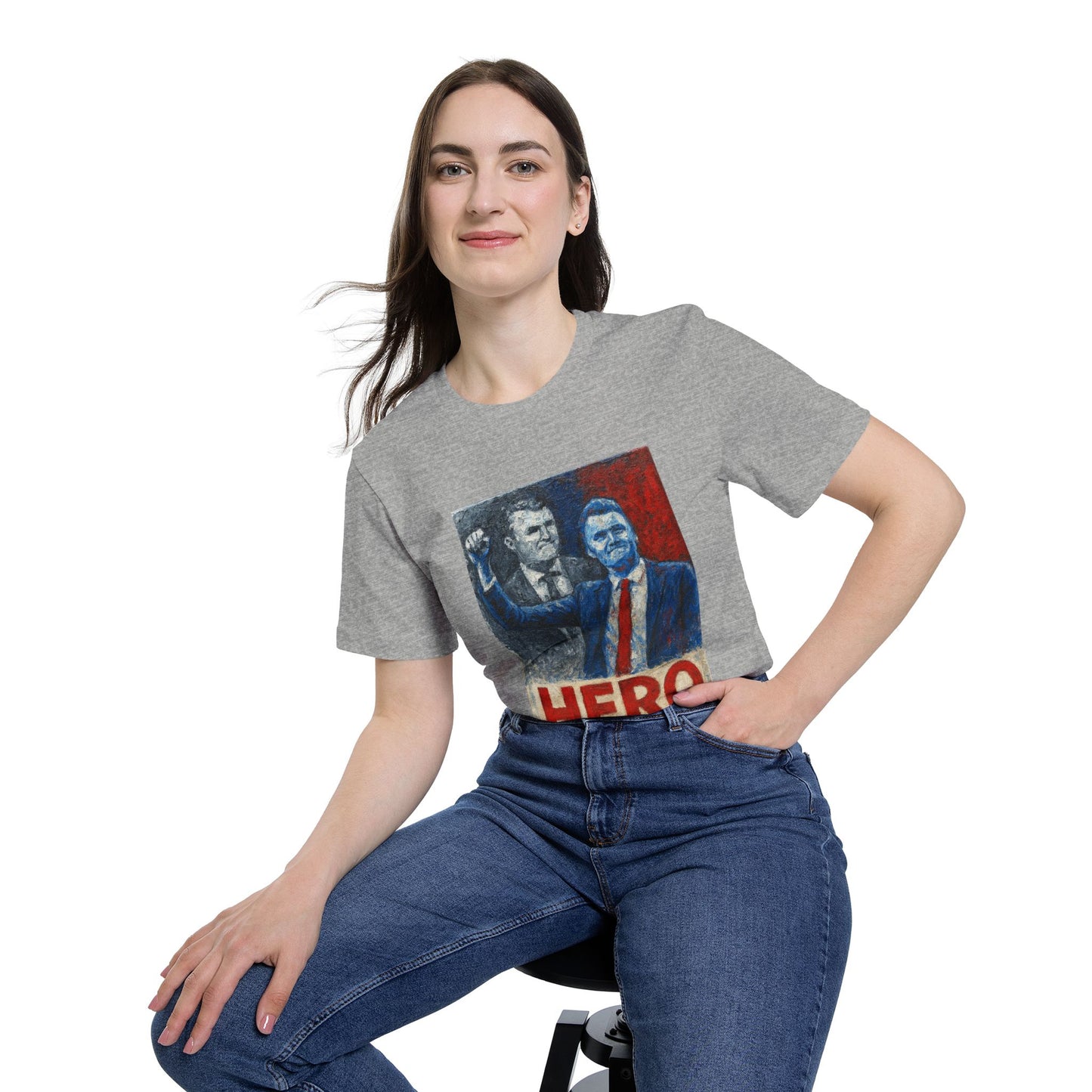 Made In USA HERO Font Unisex T-Shirt