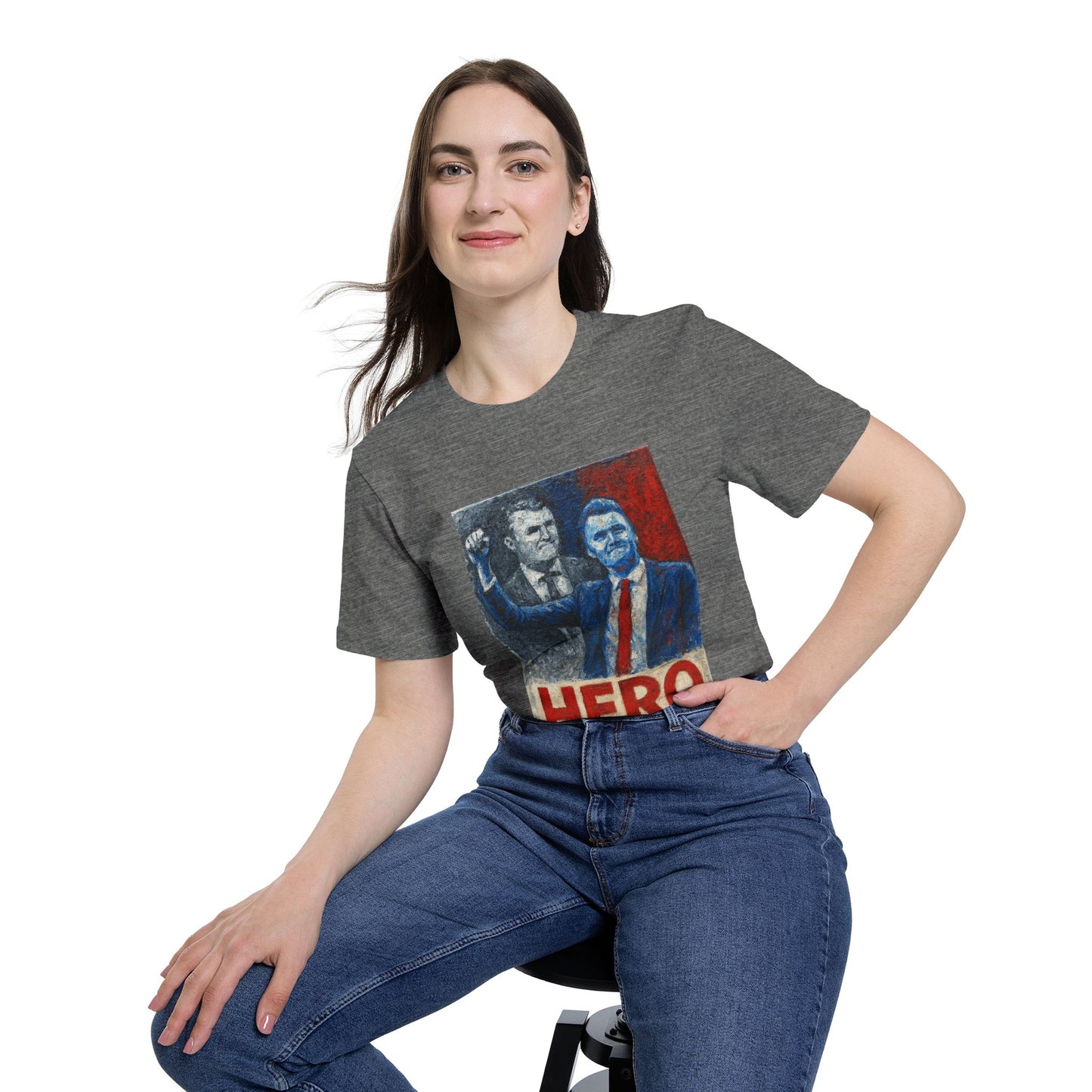 Made In USA HERO Font Unisex T-Shirt